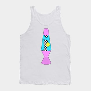 1990's Checkerboard Lava Lamp Tank Top